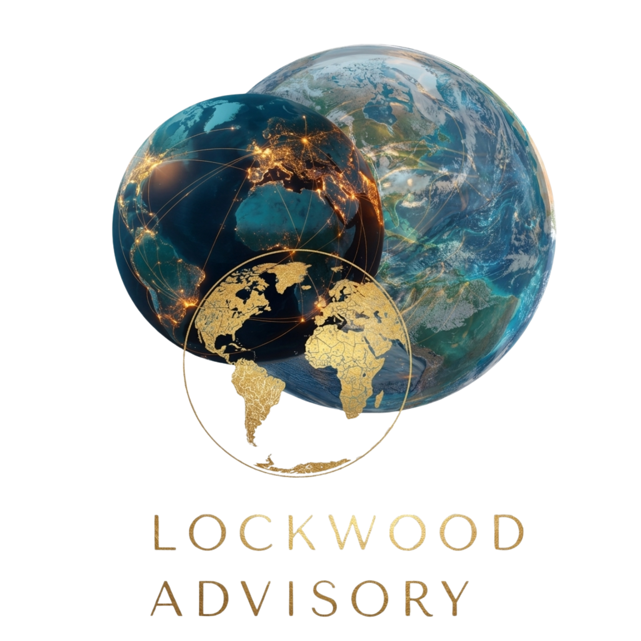LA globe with wordmark below